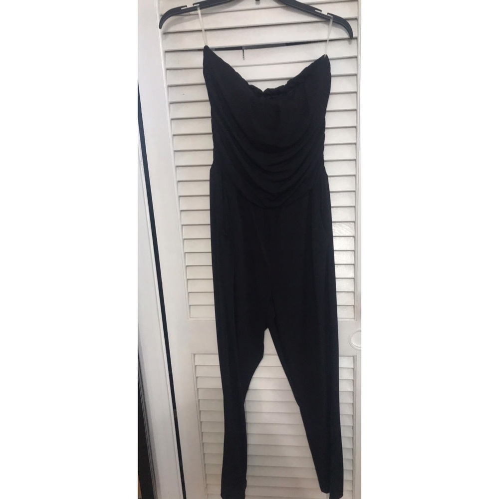 Black strapless bodysuit XL